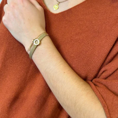 K545- Pull loose Crop-Top (Tu) - rouille - taille-unique