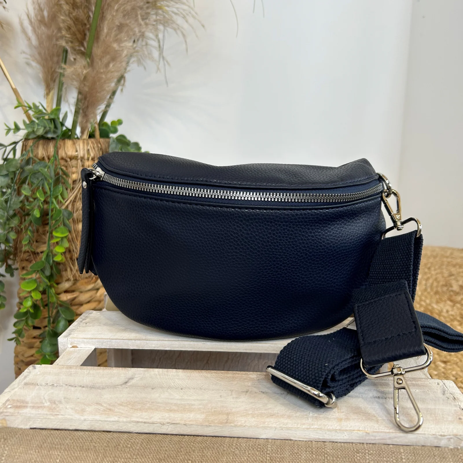 Sac Banane Flora & Co - marine - sans-taille