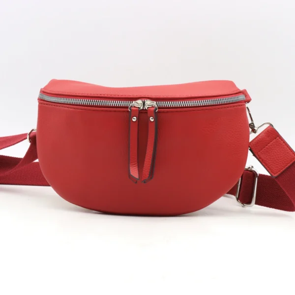 P424- Sac Banane Flora&Co - rouge - sans-taille