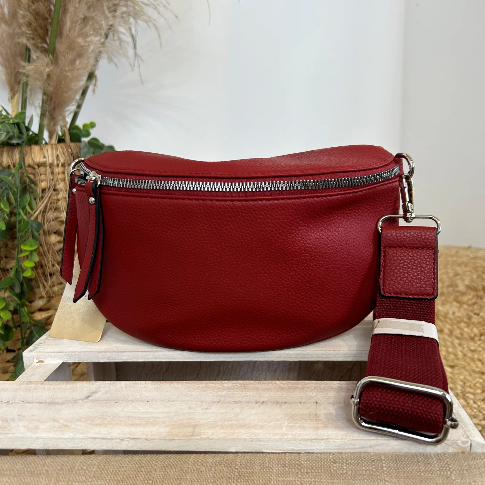 Sac Banane Flora & Co - rouge-fonce - sans-taille