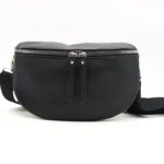 Sac banane femme Flora & Co à double zip - noir - sans-taille