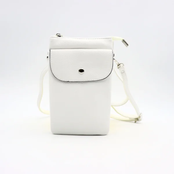 P528- Pochette Téléphone - blanc - sans-taille