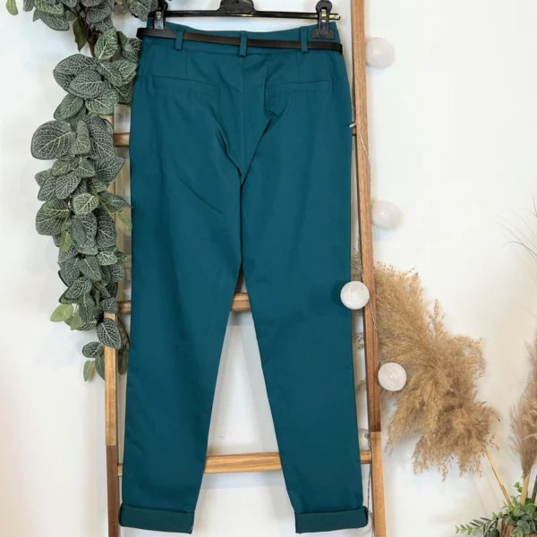 M934- Chino Stretch (T36-T50) 🇮🇹 - bleu-canard - 44