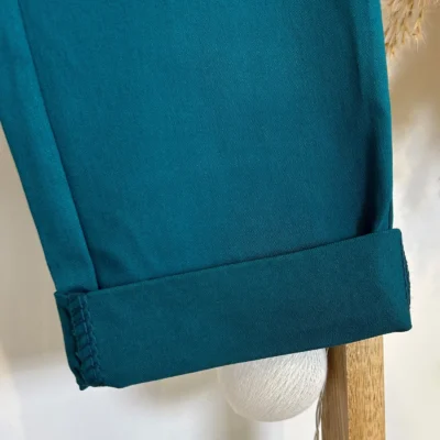 M934- Chino Stretch (T36-T50) 🇮🇹 - bleu-canard - 44