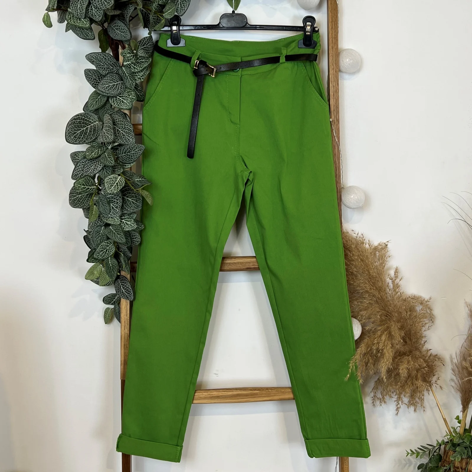 Chino Stretch (T36-T50) - vert-olive - 44