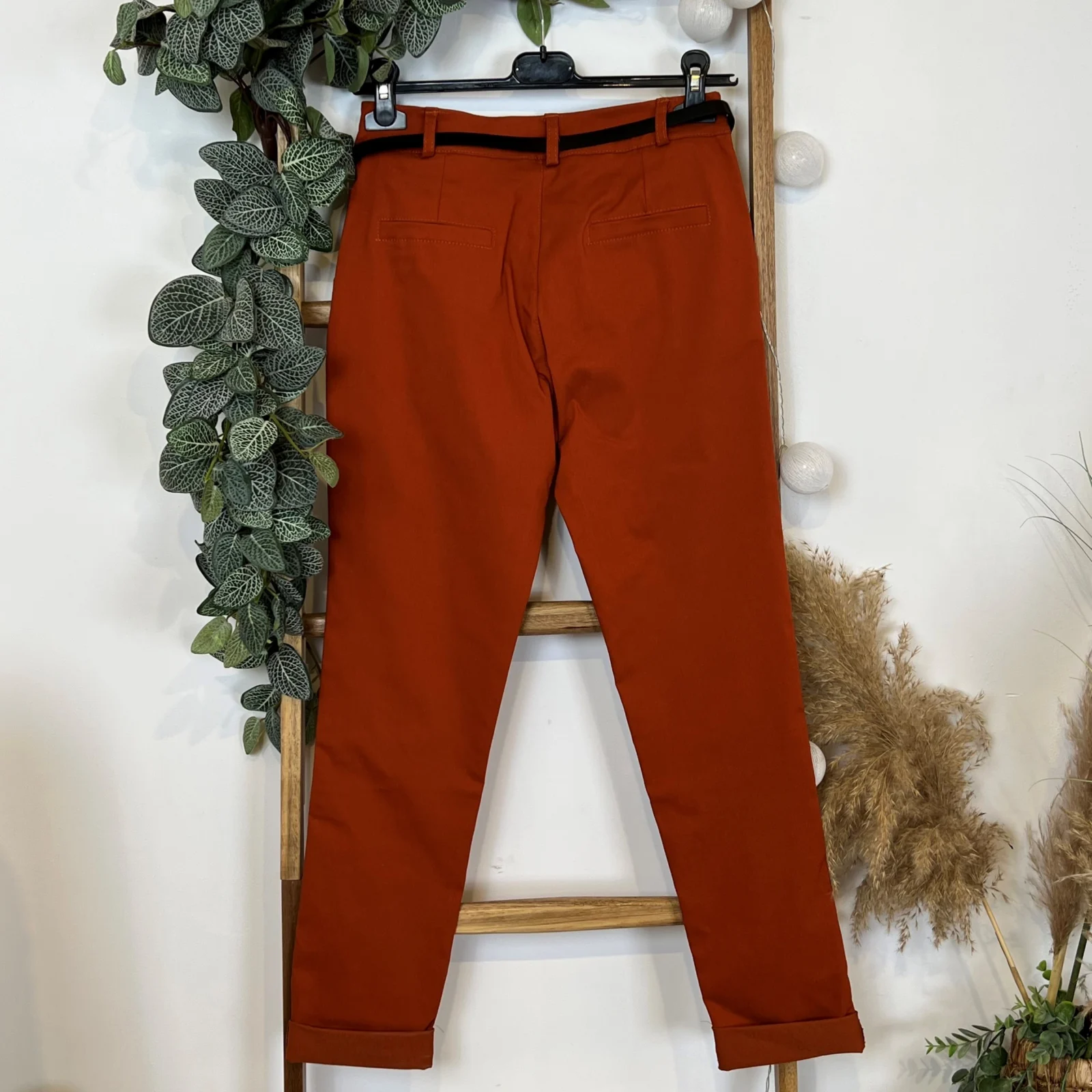 M934- Chino Stretch (T36-T50) 🇮🇹 - rouille - 50