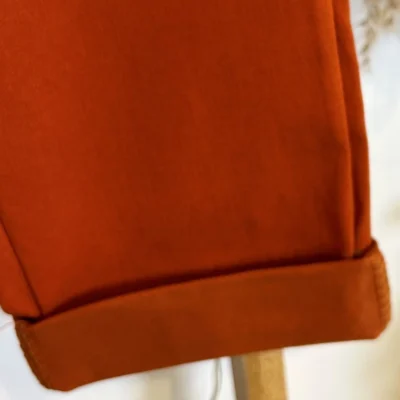 M934- Chino Stretch (T36-T50) 🇮🇹 - rouille - 50