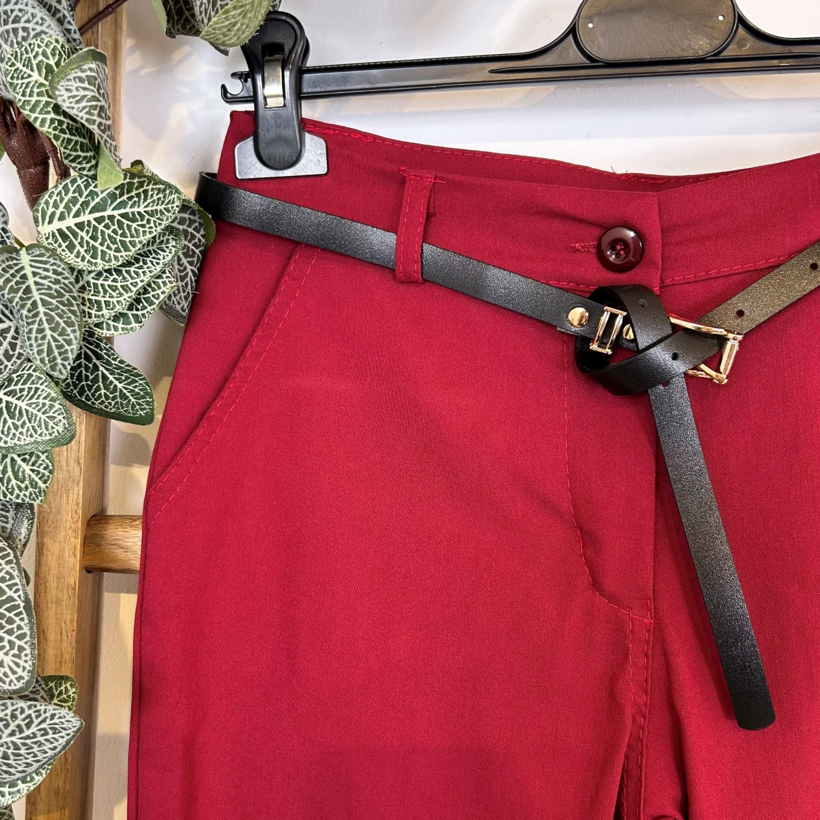 M934- Chino Stretch (T36-T50) 🇮🇹 - bordeaux - 50