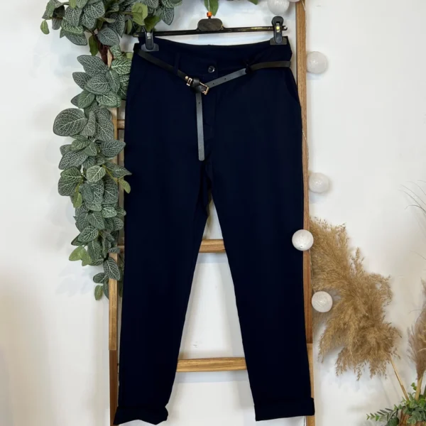 M934- Chino Stretch (T36-T50) 🇮🇹 - marine - 50