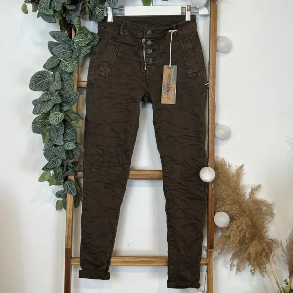 P052- Jean Melly&Co (XS-XL) - marron - 44
