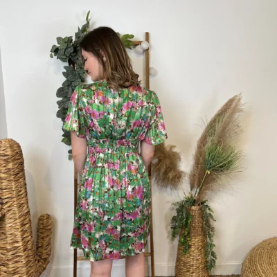 M391- Robe By One (T36-T48) - vert-anis - 48