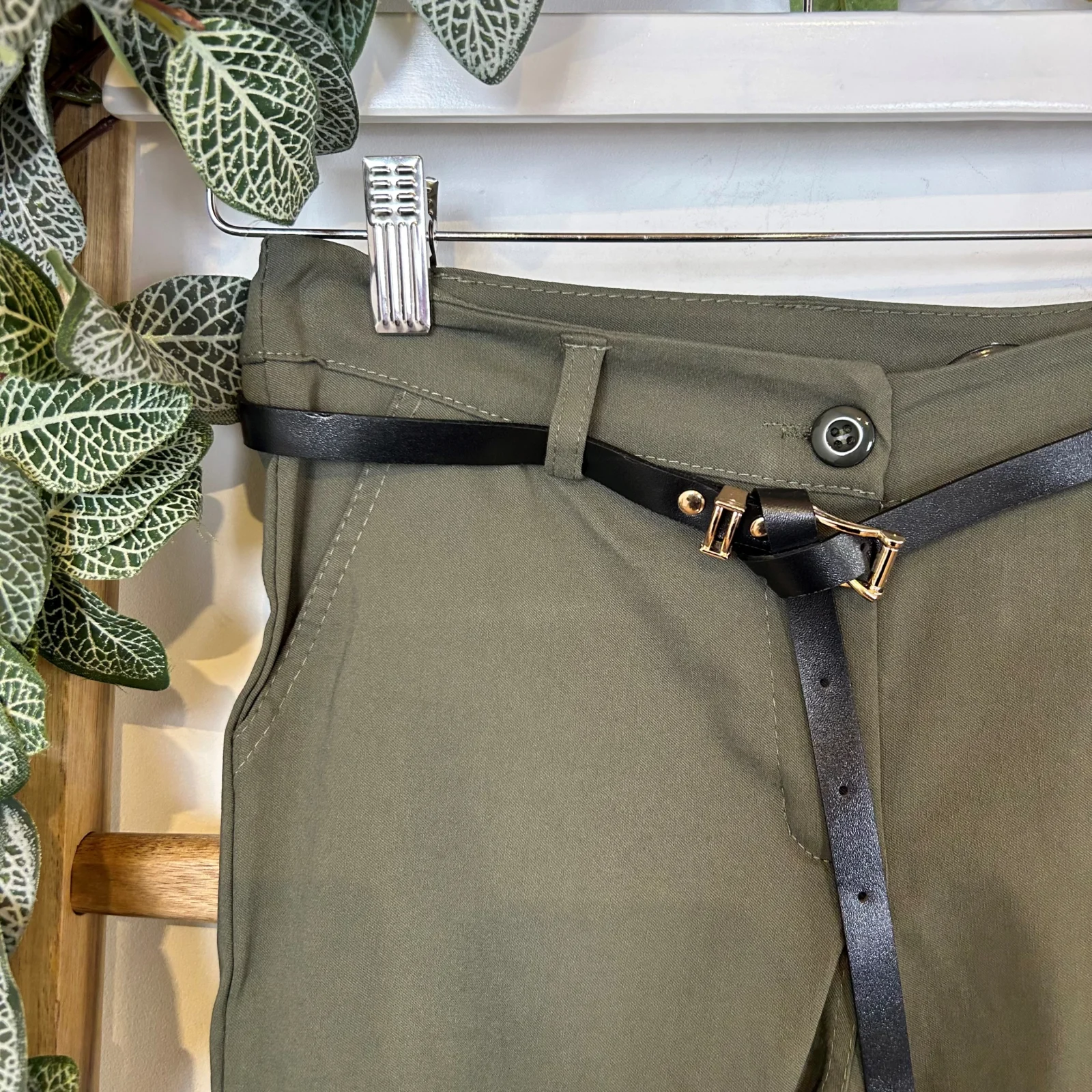 M934- Chino Stretch (T36-T50) 🇮🇹 - kaki - 50