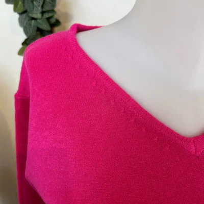 Y249-Tricotonic Col V les T38 & 42 - fuchsia - 42