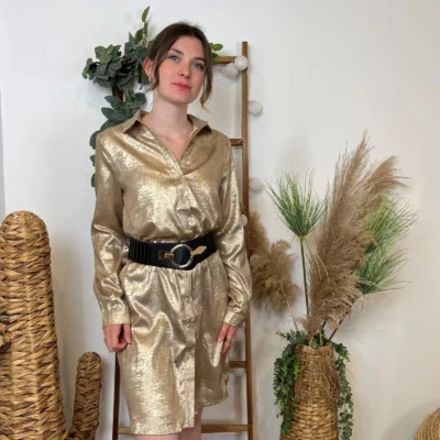 M349- Robe-Chemise Emma Ella - dore - 42