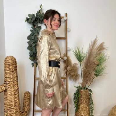 M349- Robe-Chemise Emma Ella - dore - 42