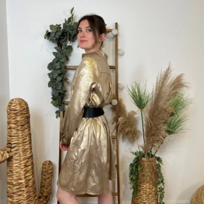 M349- Robe-Chemise Emma Ella - dore - 42