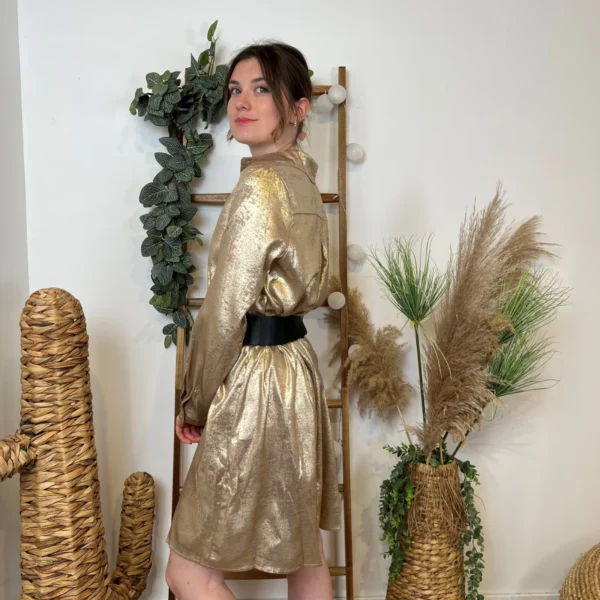 M349- Robe-Chemise Emma Ella - dore - 42