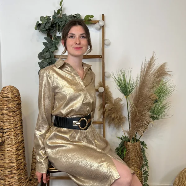 M349- Robe-Chemise Emma Ella - dore - 42