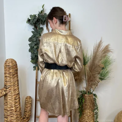 M349- Robe-Chemise Emma Ella - dore - 42