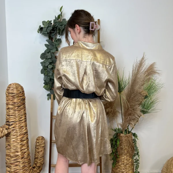 M349- Robe-Chemise Emma Ella - dore - 42