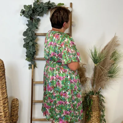 M391- Robe By One (T36-T48) - vert-anis - 48