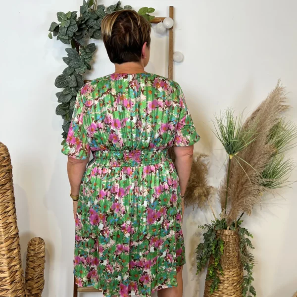 M391- Robe By One (T36-T48) - vert-anis - 48