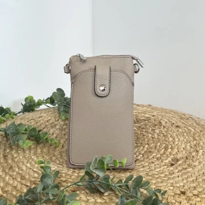 P429- Sac Téléphone Flora.and.Co - beige - sans-taille