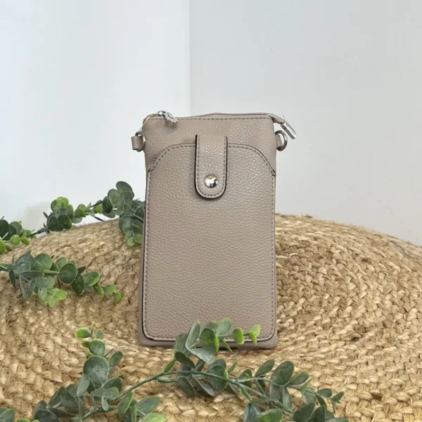 P429- Sac Téléphone Flora.and.Co - beige - sans-taille