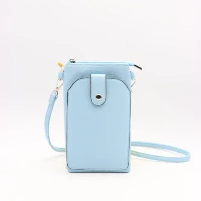 P429- Sac Téléphone Flora.and.Co - bleu-ciel - sans-taille