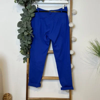 M934- Chino Stretch (T36-T50) 🇮🇹 - bleu-royal - 44