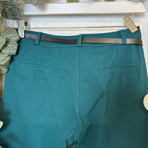 M934- Chino Stretch (T36-T50) 🇮🇹 - vert-sapin - 44