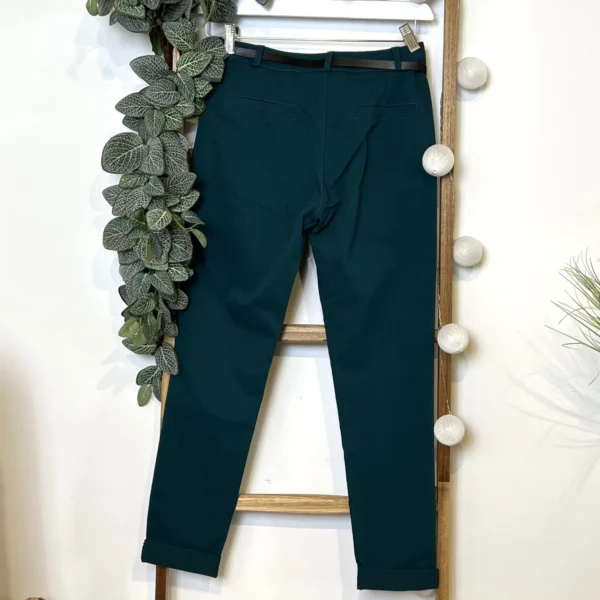 M934- Chino Stretch (T36-T50) 🇮🇹 - vert-sapin - 44