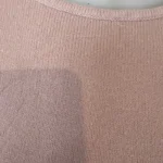 Pull col rond laine et cachemire femme TRICOTONIC T40 - rose-poudre - 42