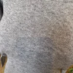 Pull col rond laine et cachemire femme TRICOTONIC T40 - gris - 42