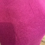 Pull col rond laine et cachemire femme TRICOTONIC T40 - fuchsia-framboise - 42