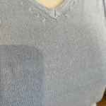 Pull col V laine et cachemire femme TRICOTONIC T40 - camel - 40