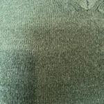 Pull col V laine et cachemire femme TRICOTONIC T40 - vert-sapin - 40