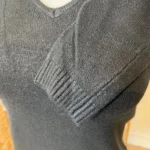 Pull col V laine et cachemire femme TRICOTONIC T40 - noir - 40