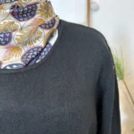 Pull col rond laine et cachemire femme TRICOTONIC T44 - noir - 48