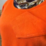 Pull col rond laine et cachemire femme TRICOTONIC T44 - orange-vif - 48