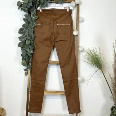 P068- Jean Enduit Melly&Co fourré (T34-T42) - camel - 42