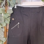 Pantalon confort chaud femme JST taille haute T38-T52 - noir - 58
