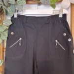 Pantalon confort chaud femme JST taille haute T38-T52 - noir - 58