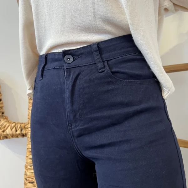 W130- Jean Flare Voggo T36-T44 - marine - 44