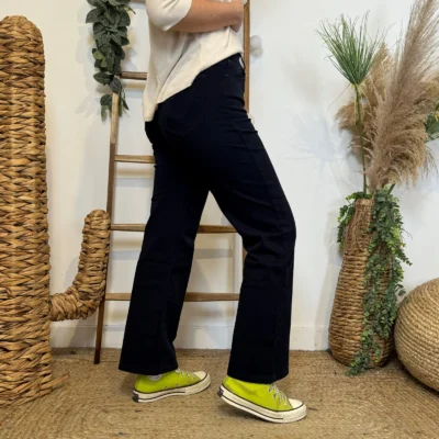 W130- Jean Flare Voggo T36-T44 - marine - 44