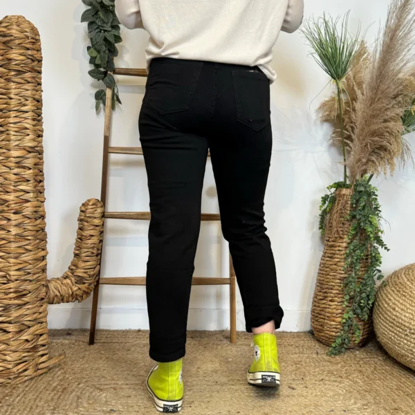 W113- Jean Mom Voggo - noir - 44