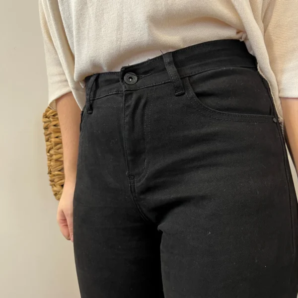 W113- Jean Mom Voggo - noir - 44