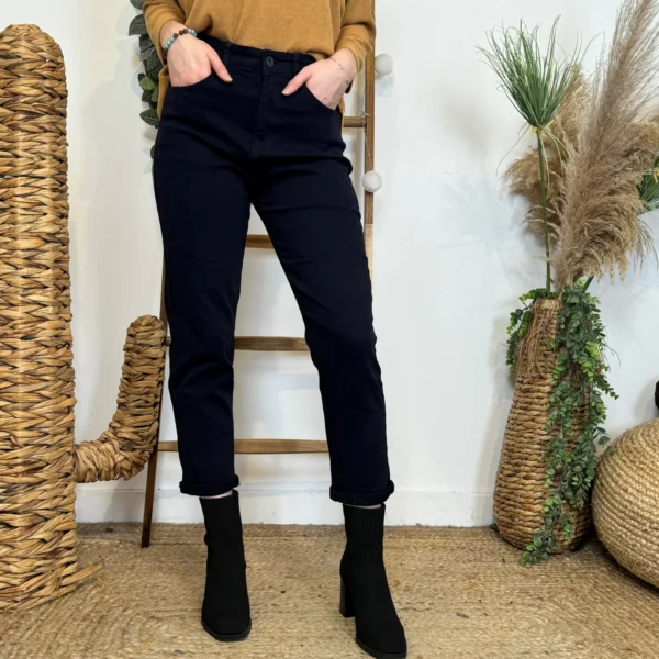 W113- Jean Mom Voggo - marine - 44