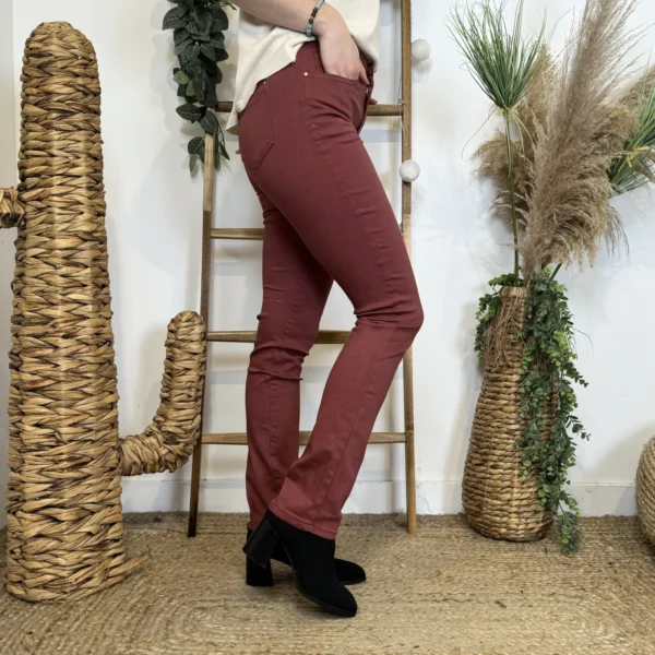 O535- Jean Droit Voggo T36-T44 - bordeaux - 44