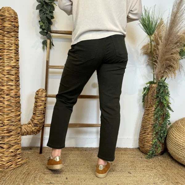 W113- Jean Mom Voggo - kaki - 44